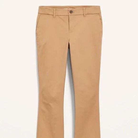 Old Navy Mid-Rise Boot-Cut Khakis for Women New - Picture 4 of 5